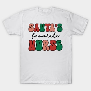 Santa's Favorite Nurse T-Shirt